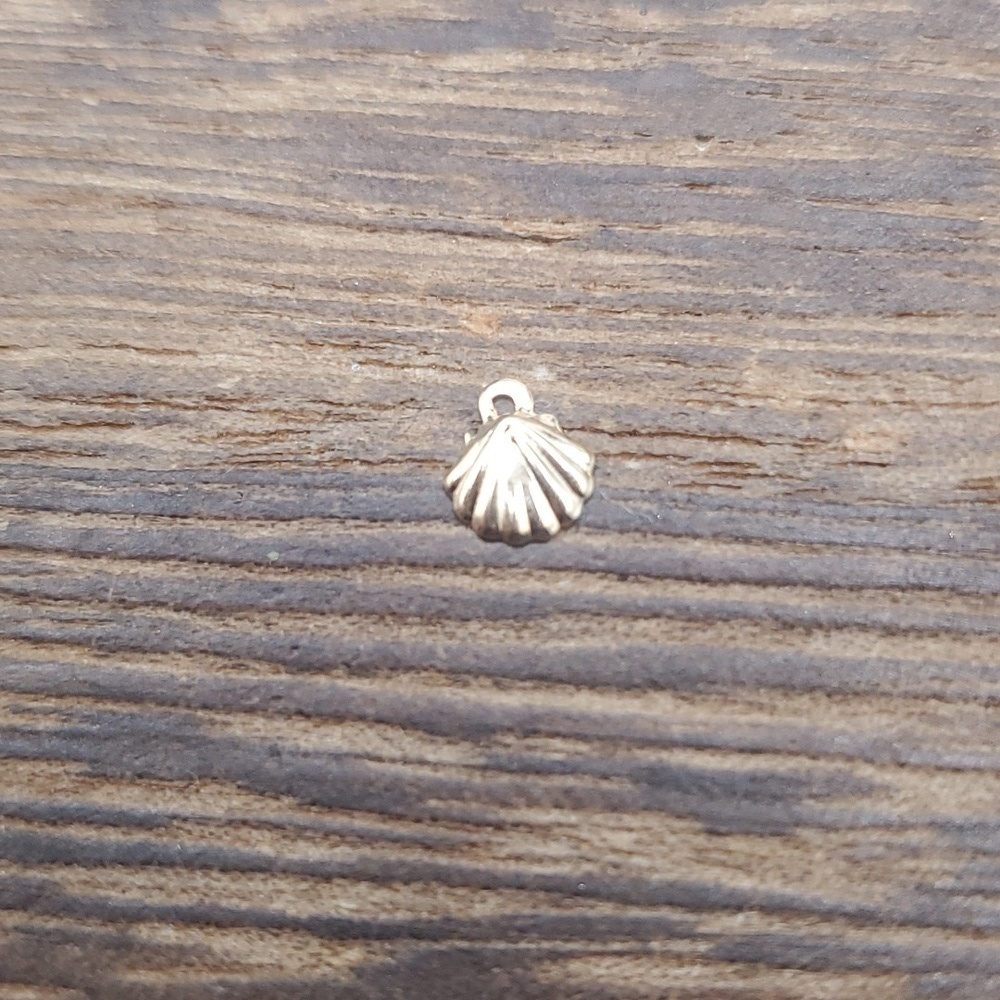 Tiny seashell clam‎ charm P110